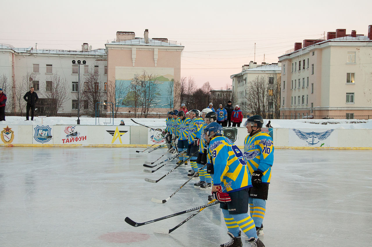 На Центральном стадионе ЦСКА/Североморск завершился чемпионат Северного  флота по хоккею