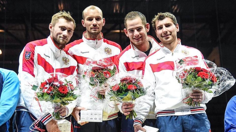 Шпажисты ЦСКА Сергей Ходос и Павел Сухов – победители этапа Кубка мира в Берне в команде