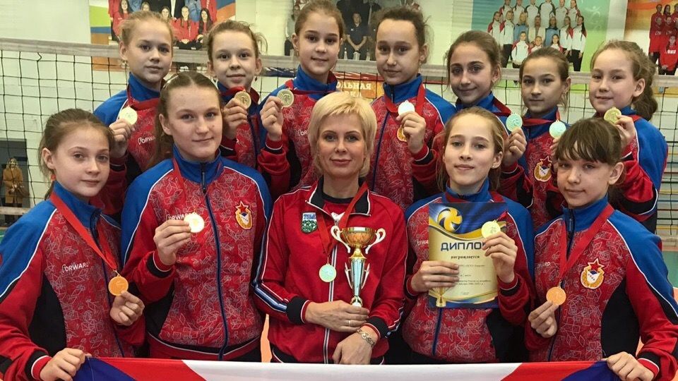 Женская волейбольная команда ЦСКА-Хакасия – победитель полуфинальных соревнований первенства России