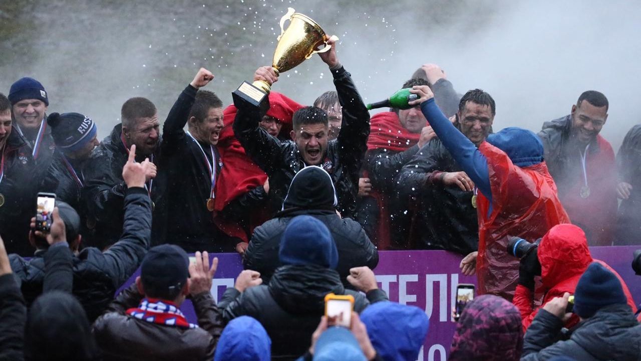 Регби-клуб ЦСКА – чемпион Высшей лиги по регби-15
