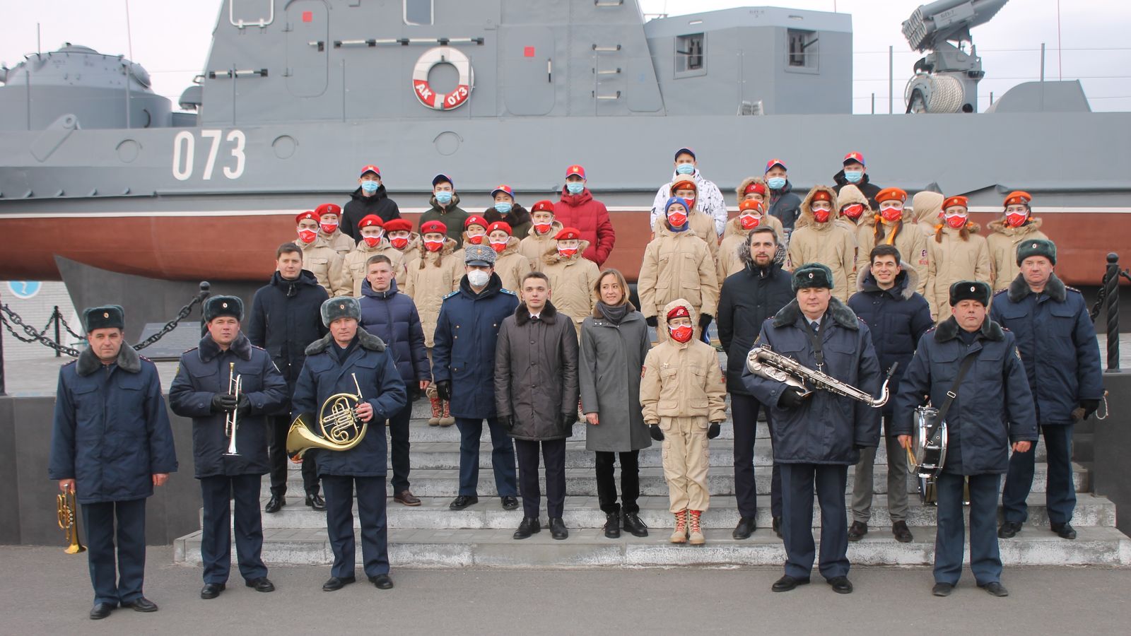 Воспитанники СШ (ОРК) ЦСКА г.Астрахань совместно с юнармейцами приняли участие во Всероссийской акции «Граффити Победы»