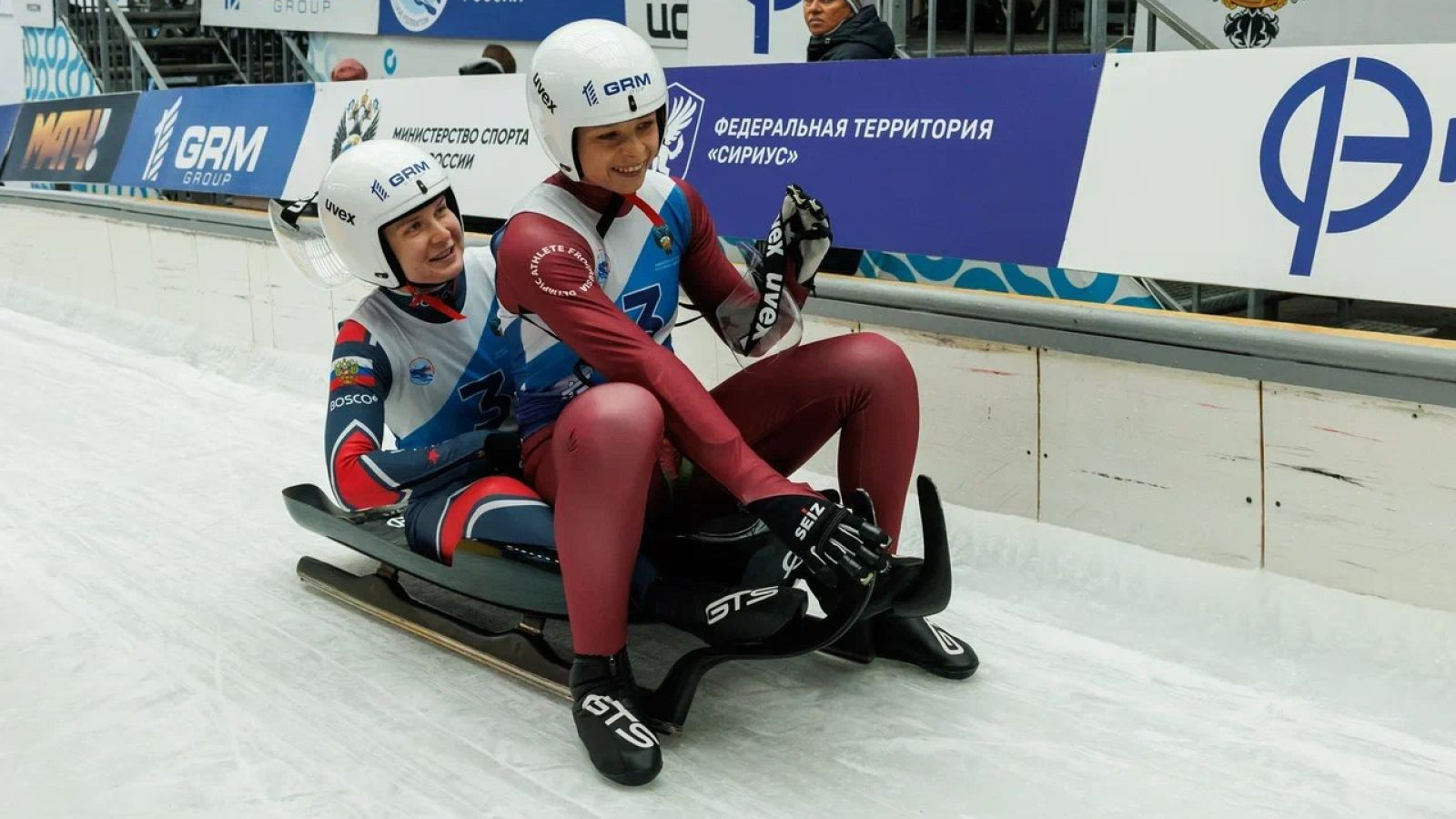 Спортсмены ЦСКА завоевали семь медалей на Кубке России по санному спорту