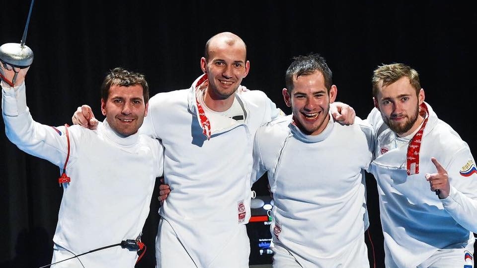 Шпажисты ЦСКА Сергей Ходос и Павел Сухов выиграли «золото» этапа Кубка мира по фехтованию в команде