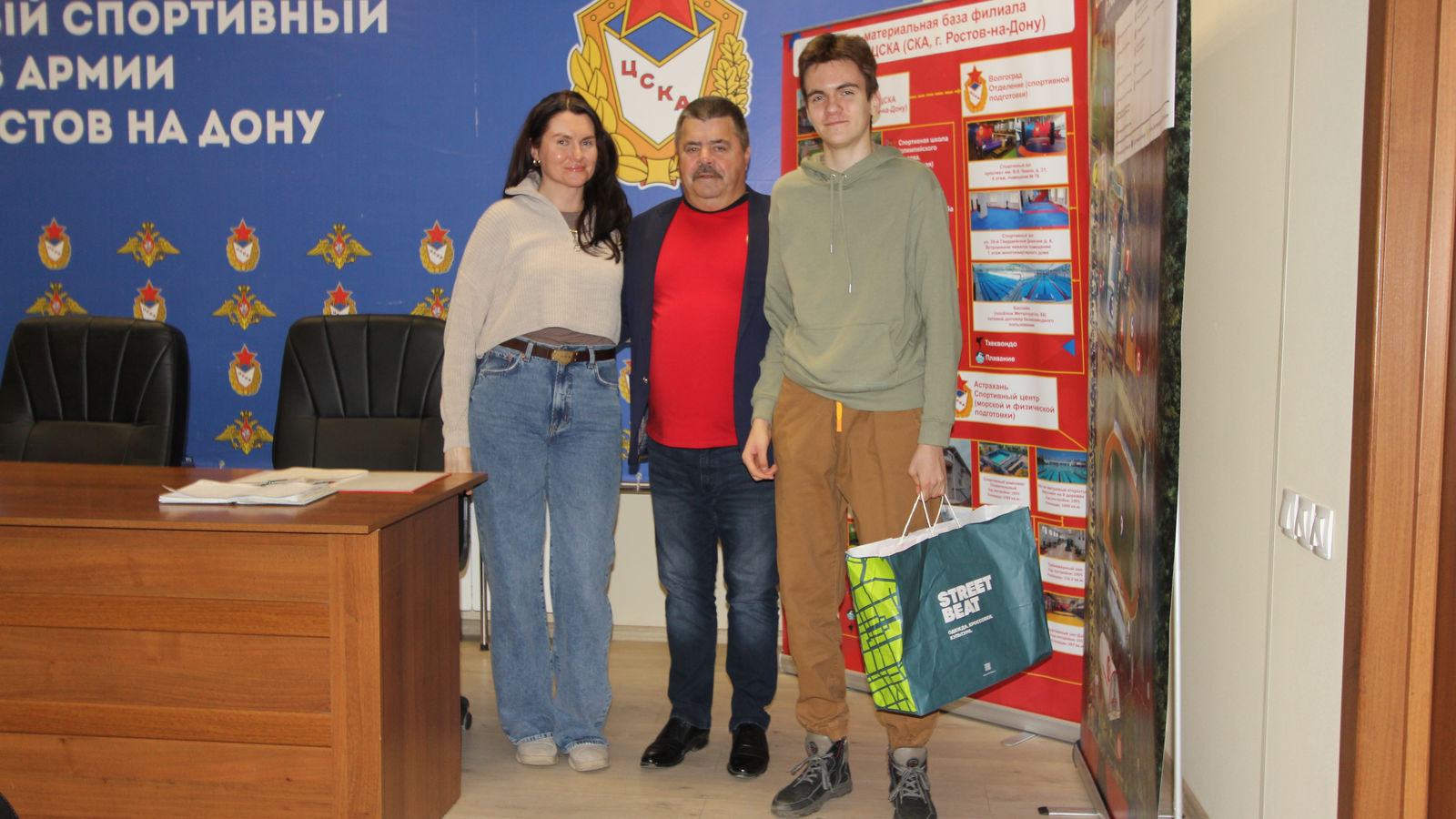 Ростовский филиал ЦСКА исполнил мечту юного баскетболиста