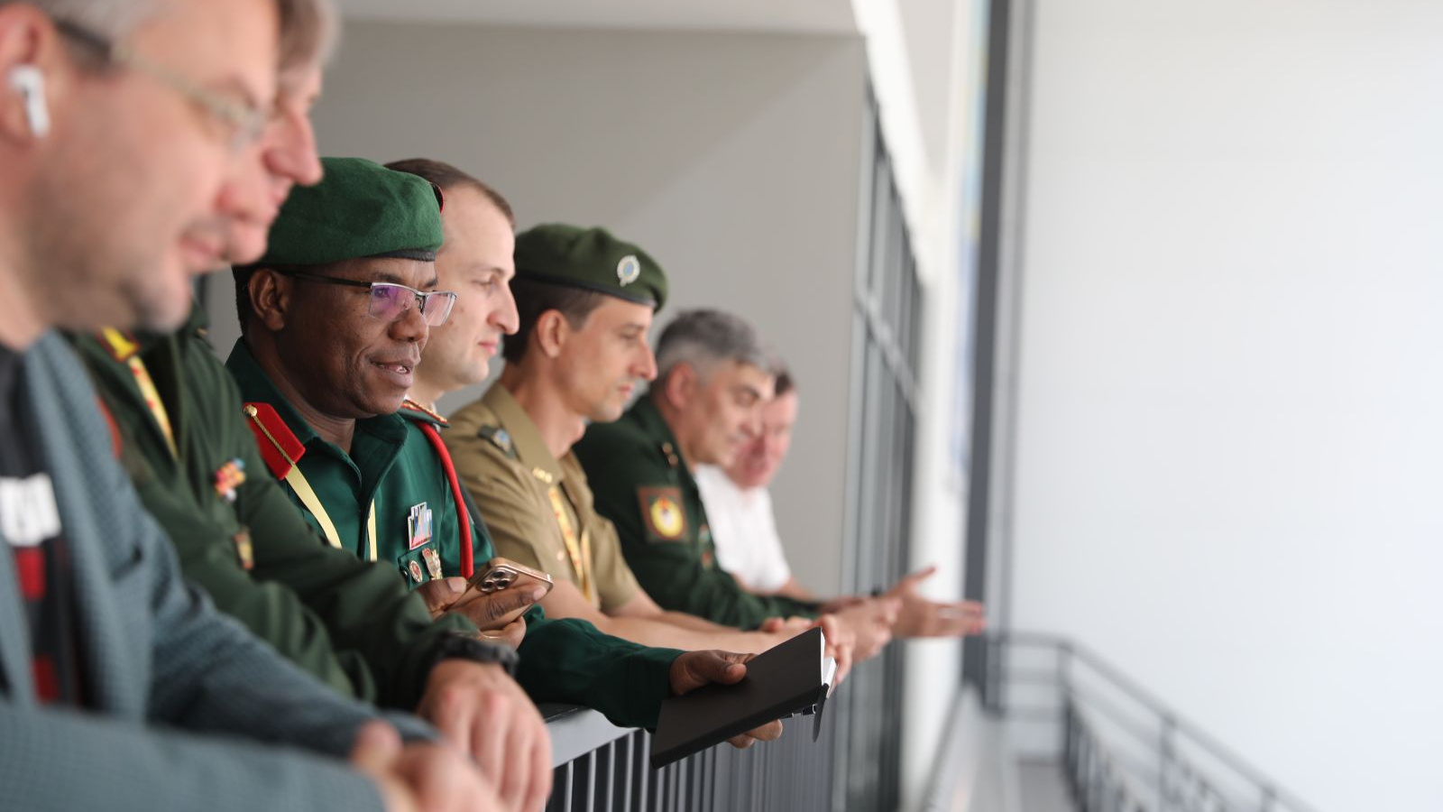 DELEGATES OF THE INTERNATIONAL COUNCIL OF MILITARY SPORTS VISITED THE SPORTS FACILITIES OF THE FIRST CADET TOURNAMENT