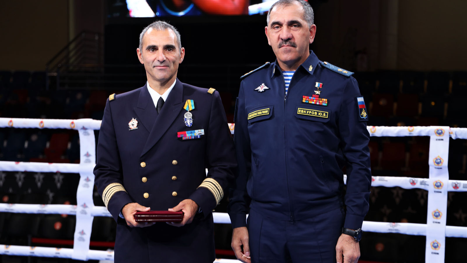 Эрве Пиччирилло (CISM) получил награду от Министерства Обороны РФ