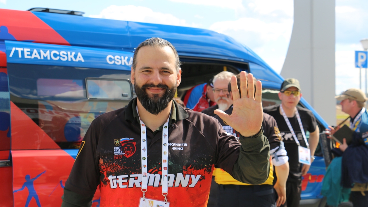 Немецкие стрелки из карабина побывали на экскурсии в Парке «Патриот»