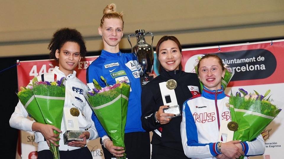 Армейская шпажистка Татьяна Гудкова – бронзовый призер этапа Кубка мира в Барселоне