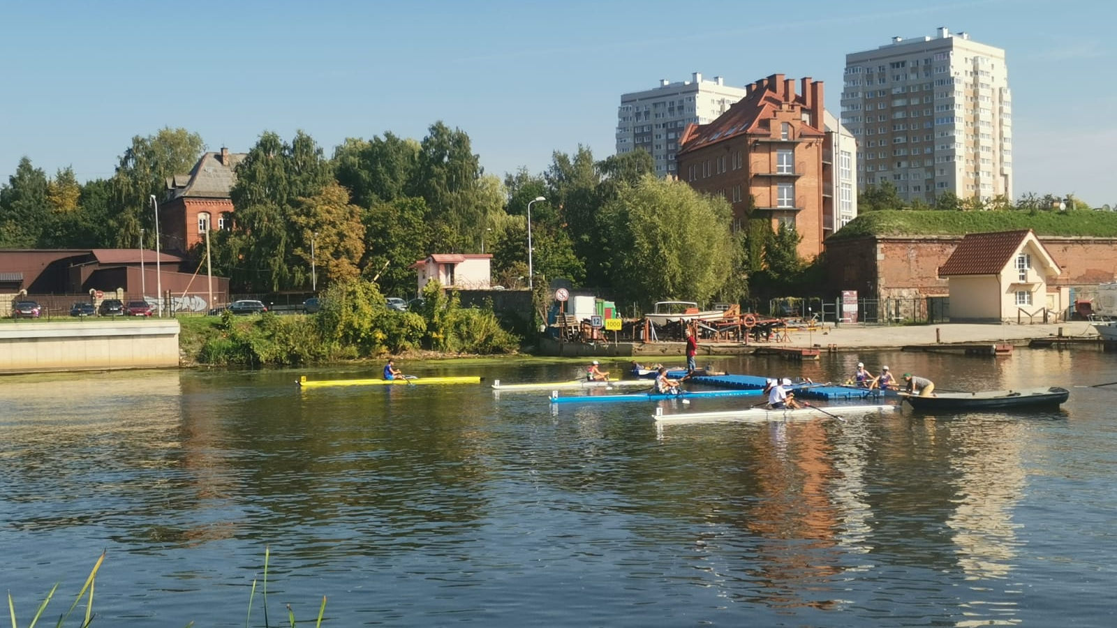 Армейские гребцы Анатолий и Николай Щербаковы — победители Всероссийских соревнований «Прегельская регата» в Калининграде