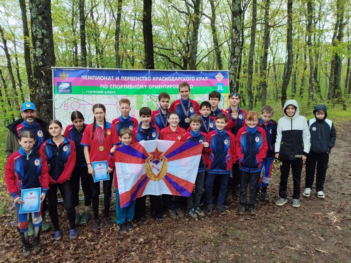 Россыпь медалей чемпионата и Первенства Краснодарского края завоевали ориентировщики Геленджика