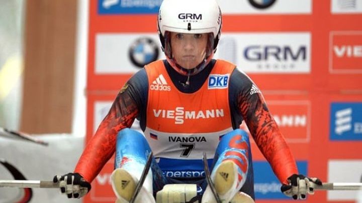 Квартет саночников ЦСКА выиграл "бронзу" в эстафете на ЧМ-2017