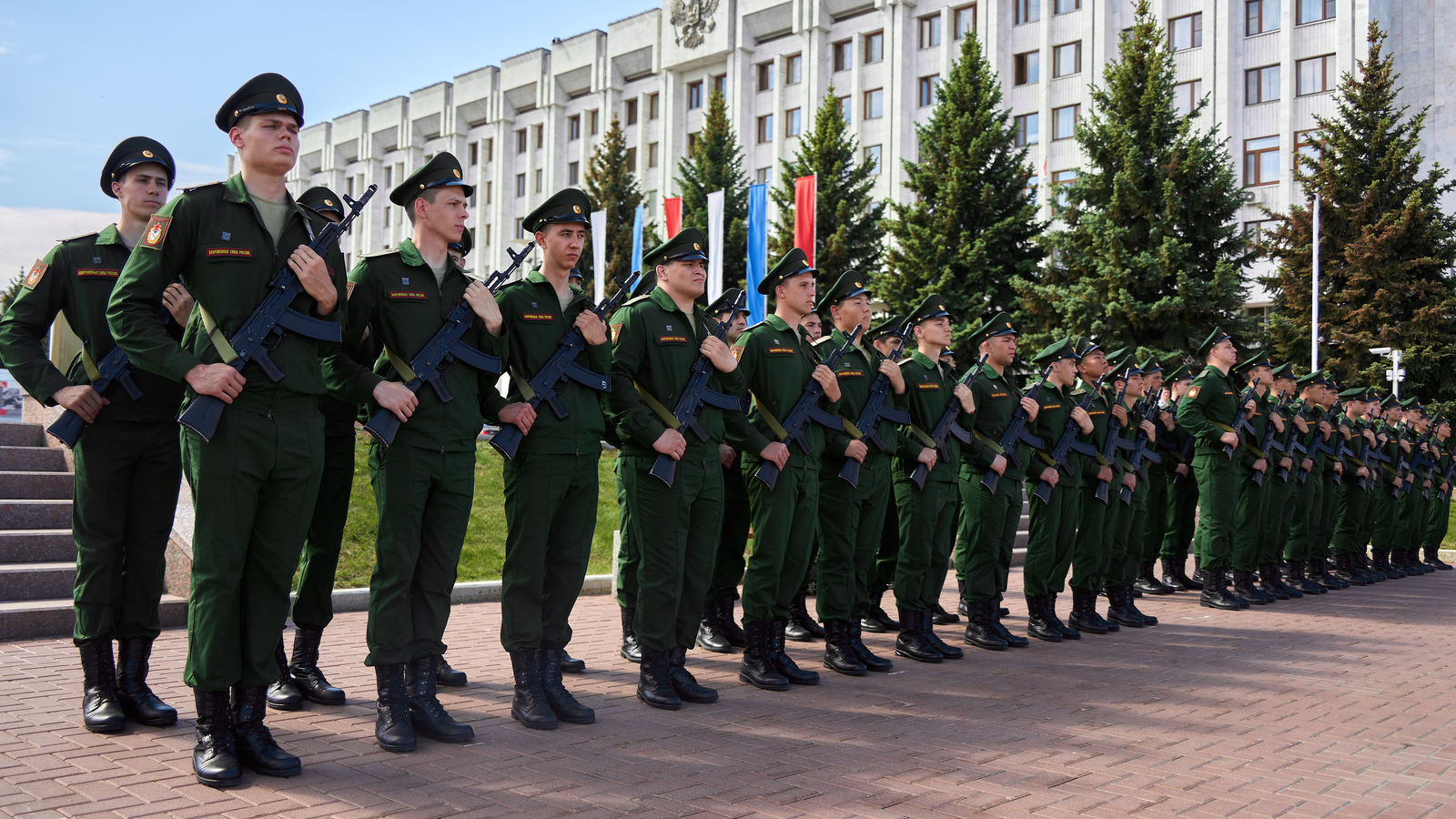 В Самаре прошла церемония приведения к Военной присяге новобранцев спортивных рот ЦСКА