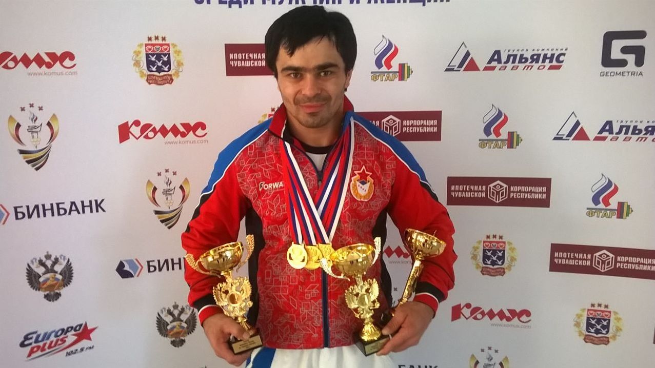 Феликс Халибеков (ЦСКА/СПб) стал чемпионом России по тяжелой атлетике!