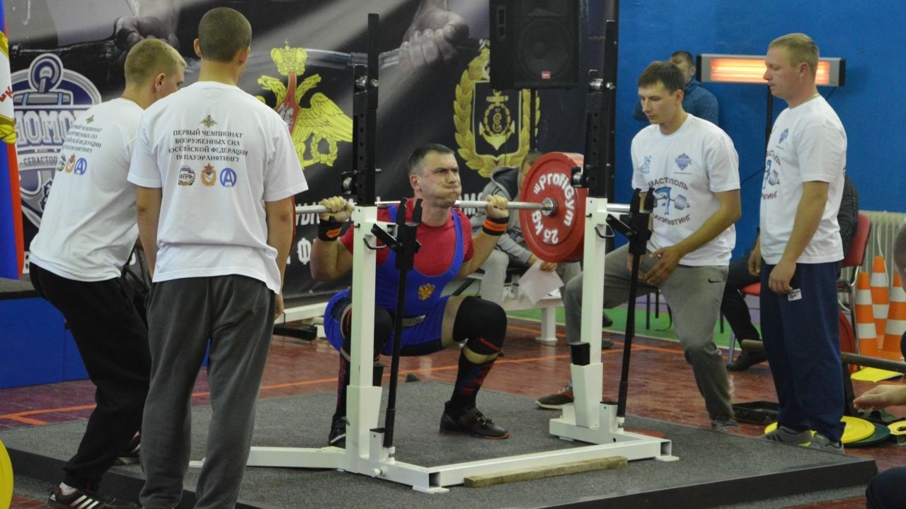 Команда ЮВО – победитель I чемпионата ВС РФ по пауэрлифтингу