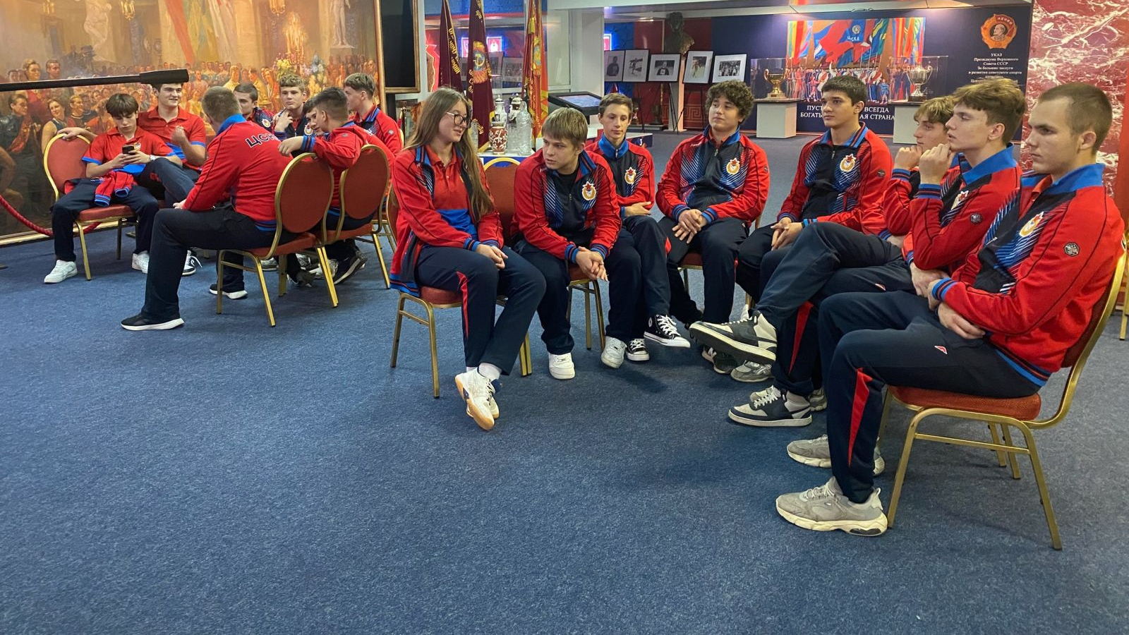 В Музее спортивной славы ЦСКА прошел День открытых дверей