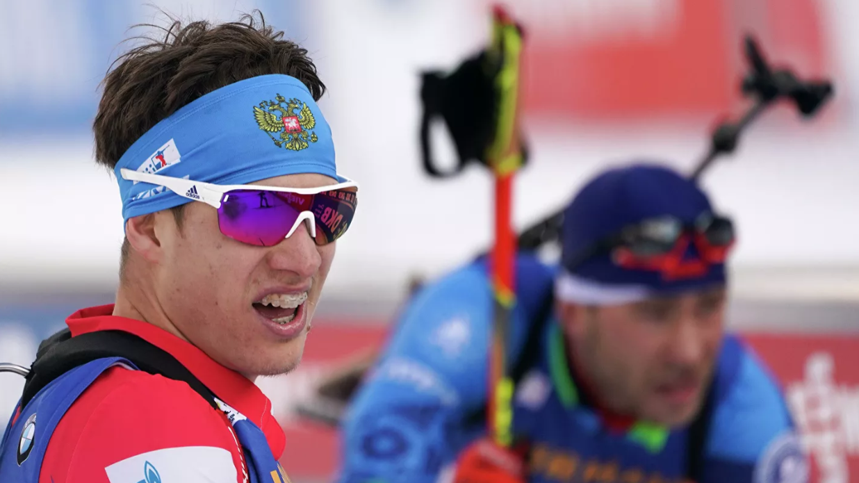 Биатлонист ЦСКА Эдуард Латыпов одержал победу на первом контрольном старте российской сборной Антон Бабиков - второй