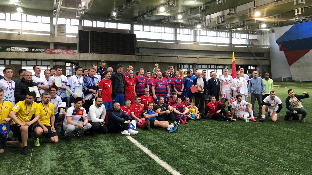 Команда ветеранов «Строгино» выиграла международный турнир по мини-футболу приуроченный ко Дню защитника Отечества