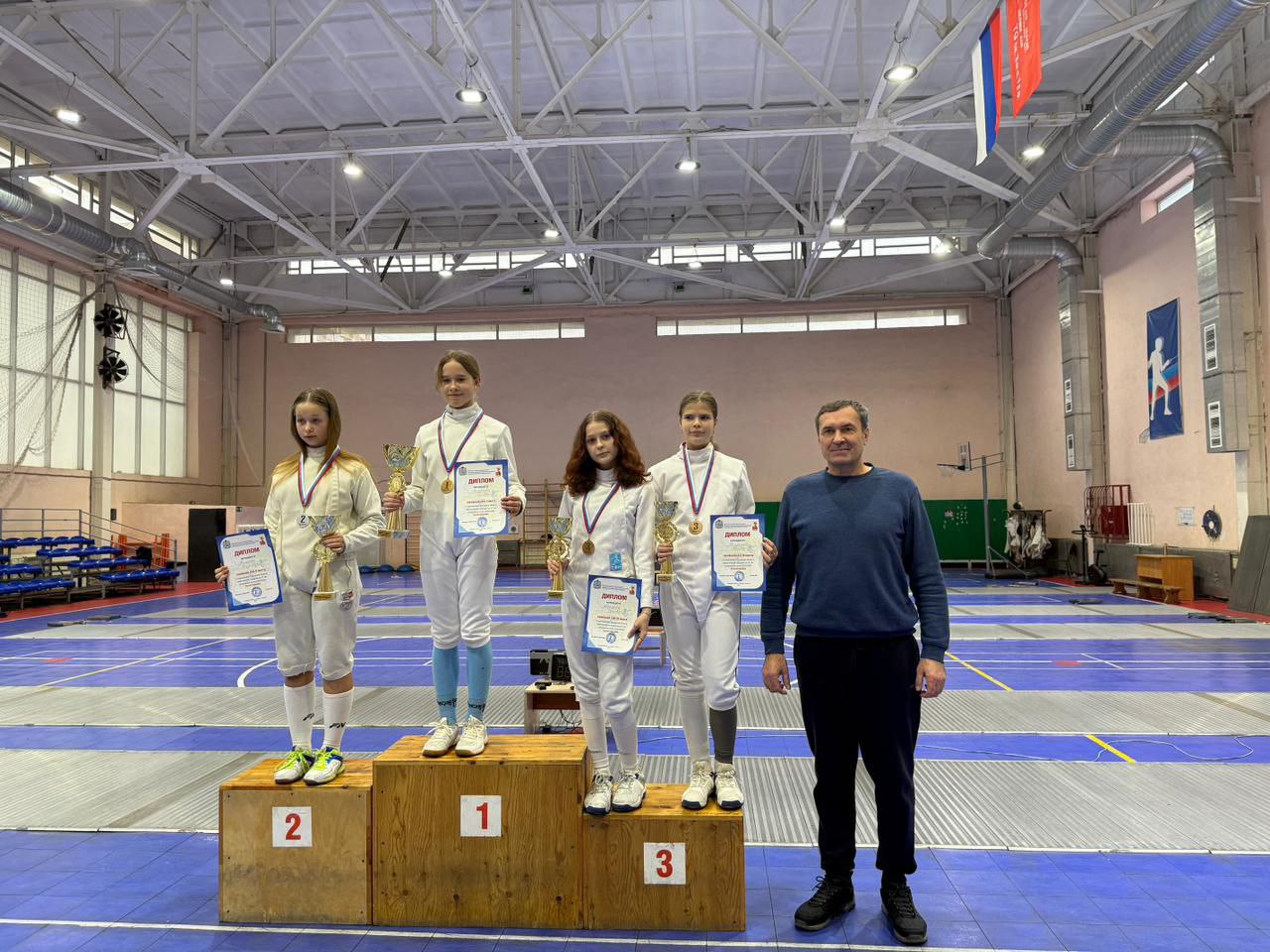 Шпажисты самарской спортивной школы ЦСКА – призеры областных соревнований 