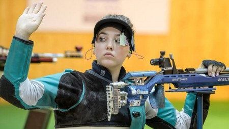 Анастасия Галашина (ЦСКА) и Сергей Круглов – чемпионы России по пулевой стрельбе среди смешанных пар