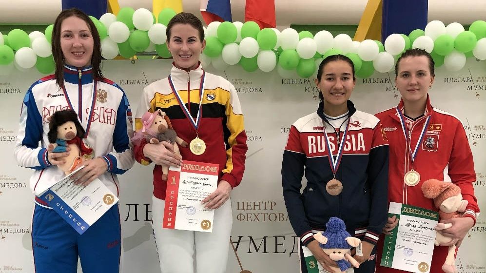 Армейская рапиристка Инна Дериглазова выиграла турнир в Новогорске