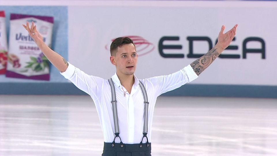 Фигурист ЦСКА Максим Ковтун выиграл короткую программу на чемпионате России