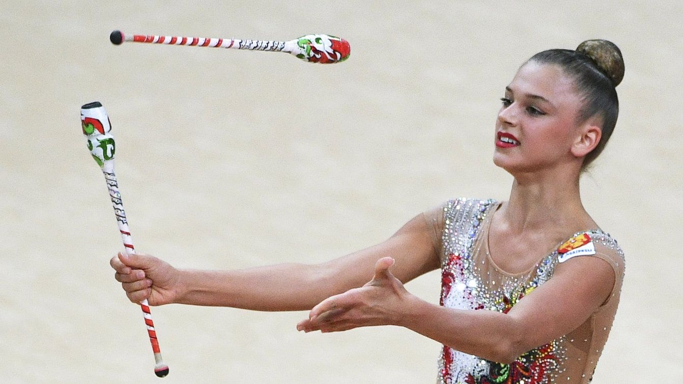 Александра Солдатова (ЦСКА) – победительница индивидуального многоборья на этапе КМ в Италии