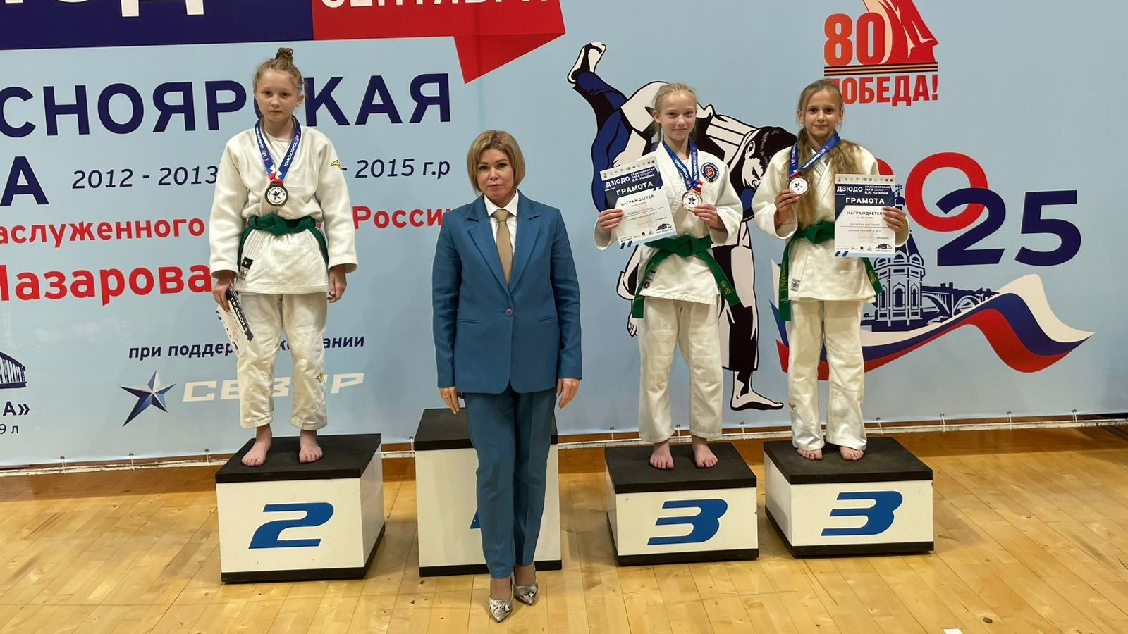 Юная дзюдоистка спортивной школы «ЦСКА-Хакасия» завоевала серебро Красноярской лиги