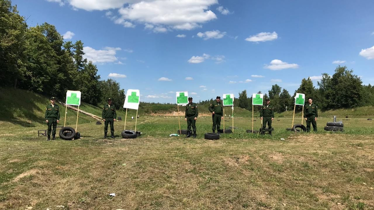 22 новобранца спортивных рот ЦСКА приняли участие в занятиях по огневой подготовке