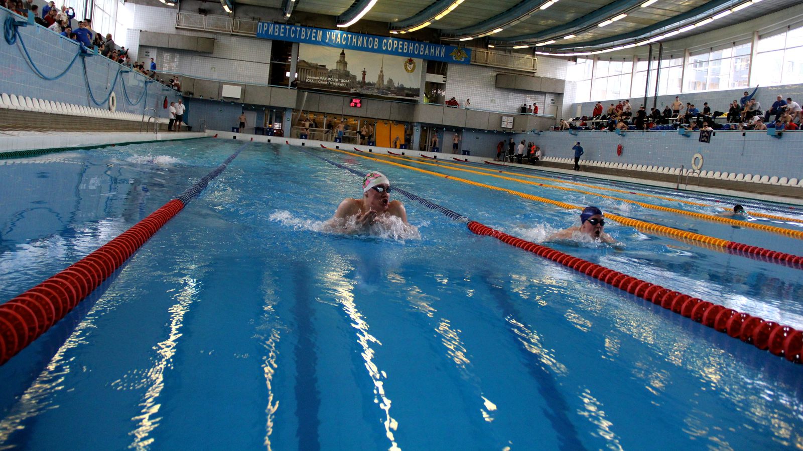 На базе ЦСКА в Санкт-Петербурге определились победители чемпионата ВС РФ по плаванию