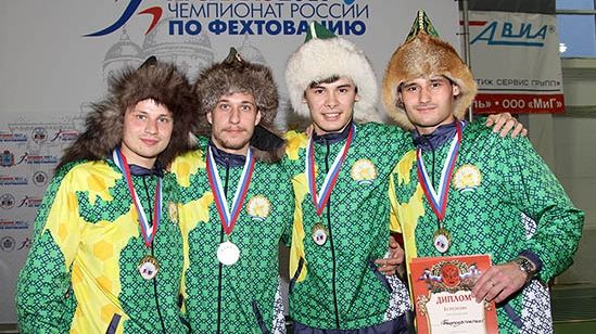 Армейцы Тимур Сафин и Тимур Арсланов стали чемпионами России-2017 в командной рапире