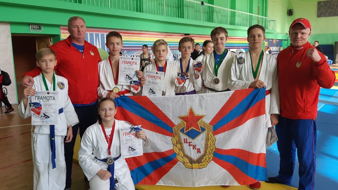 С соревнований памяти А. Л. Носенко по рукопашному бою воспитанники СШ (ОРК) ЦСКА (г. Хабаровск) привезли 7 медалей