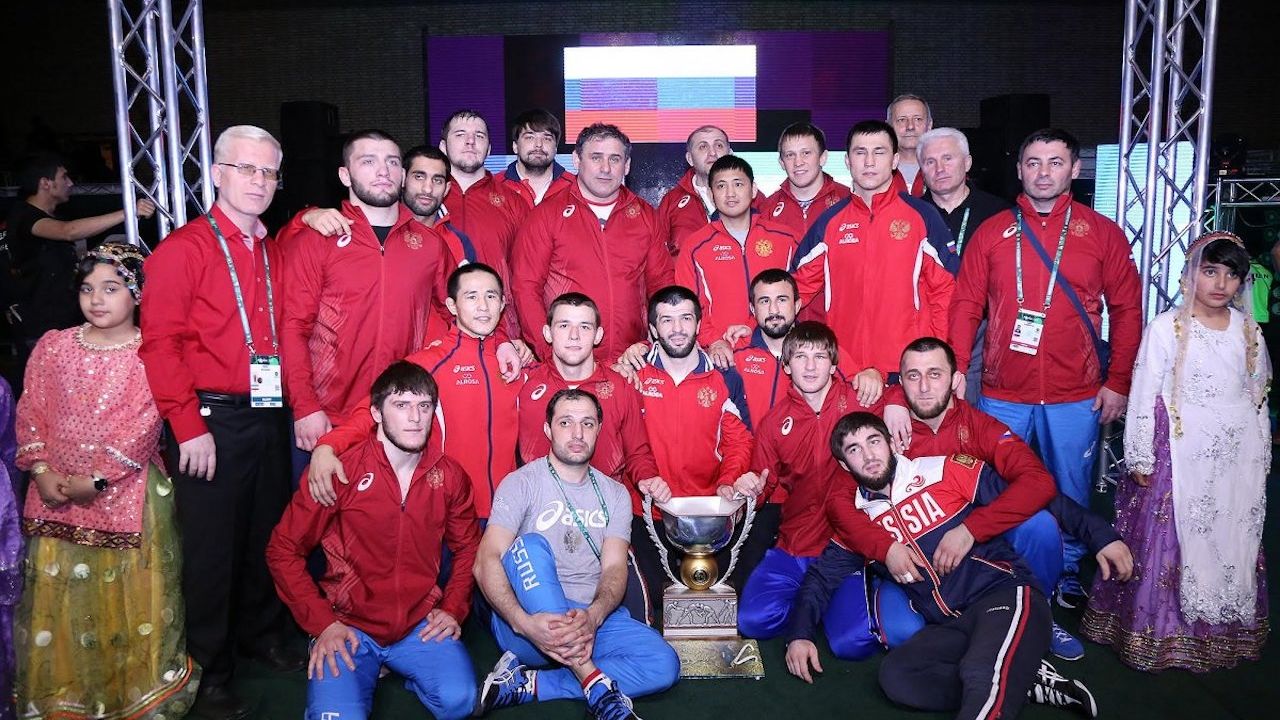 Сборная России по греко-римской борьбе — обладатель КМ-2017!