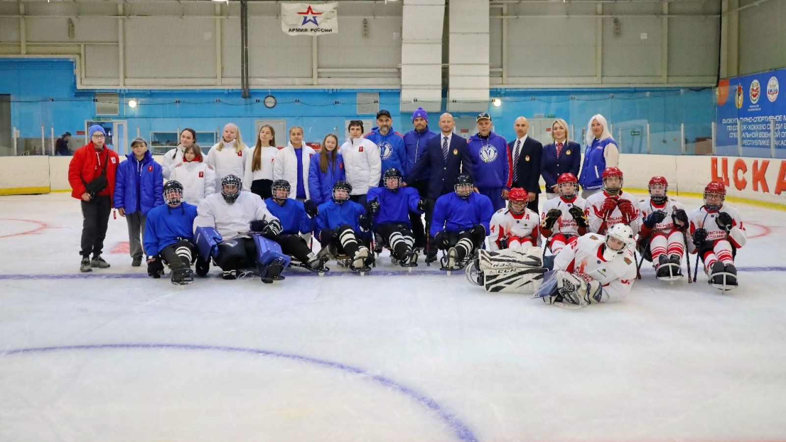 Физкультурно-спортивное мероприятие по следж-хоккею среди ветеранов специальной военной операции в Республике Хакасия
