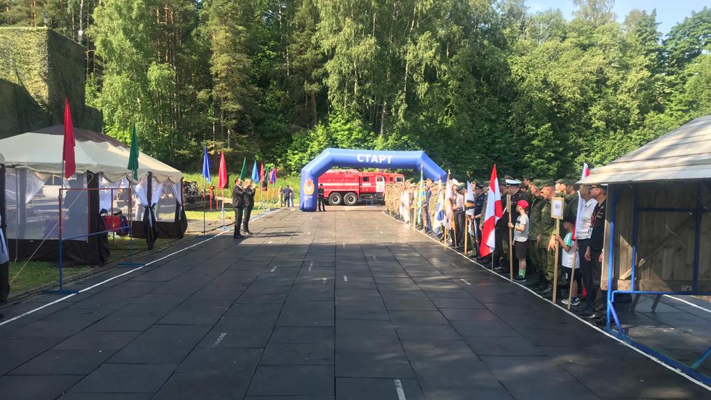 На базе филиала ЦСКА г. Санкт-Петербург в поселке Токсово проводится конкурс «‎Лучшее подразделение пожарной охраны» ‎‎