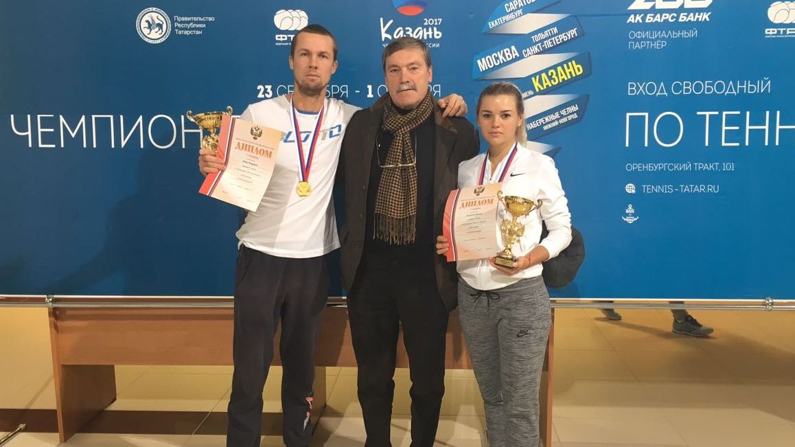 Армейцы Денис Мацукевич и Анастасия Фролова – двукратные чемпионы России-2017 по теннису