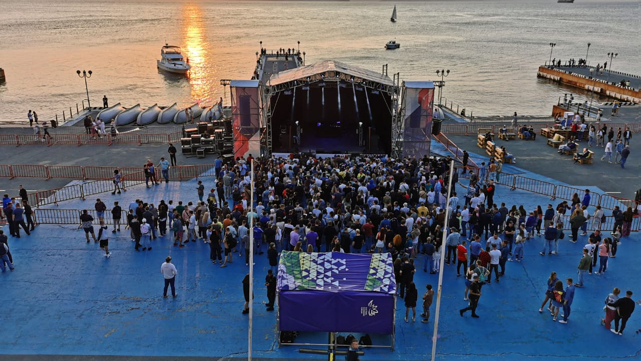 На базе водно-спортивной станции СЦМиФП (г. Владивосток) филиала ЦСКА/Хабаровск открылась фан-зона Евро-2020