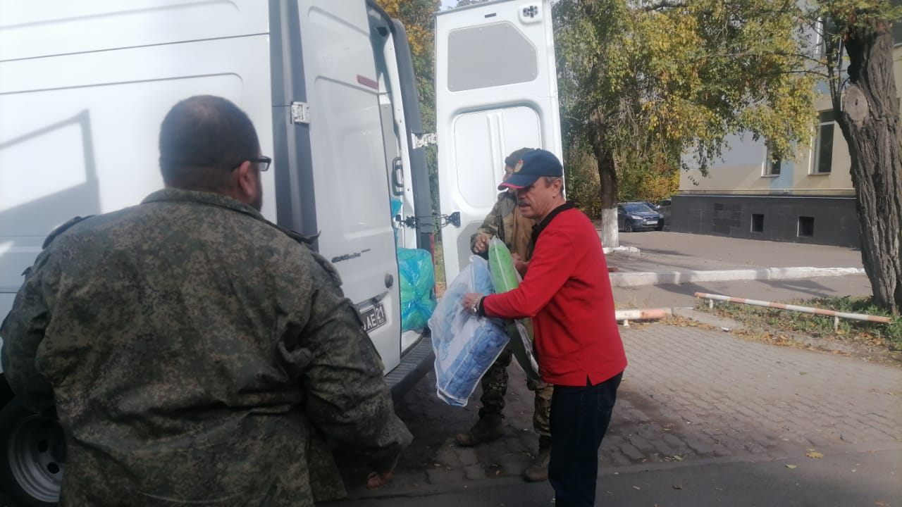 Ростовским филиалом ЦСКА доставлена гуманитарная помощь в Макеевку и Донецк