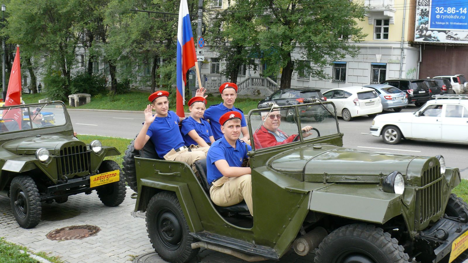 Юнармейцы – воспитанники СШ (ОРК) ЦСКА (г. Хабаровск) приняли участие в акции «Юнармия» - от Победы к Победам»