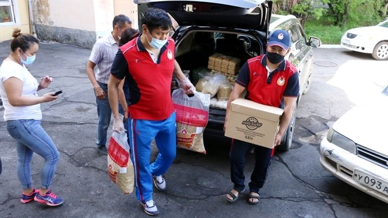 Помощь врачам от спортшколы г. Кызыл (Республики Тыва) филиала ЦСКА/Самара