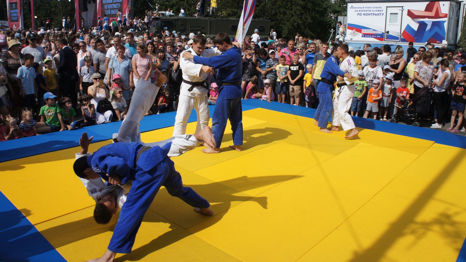 Армейские спортсмены провели «Олимпийское утро» в Хакасии