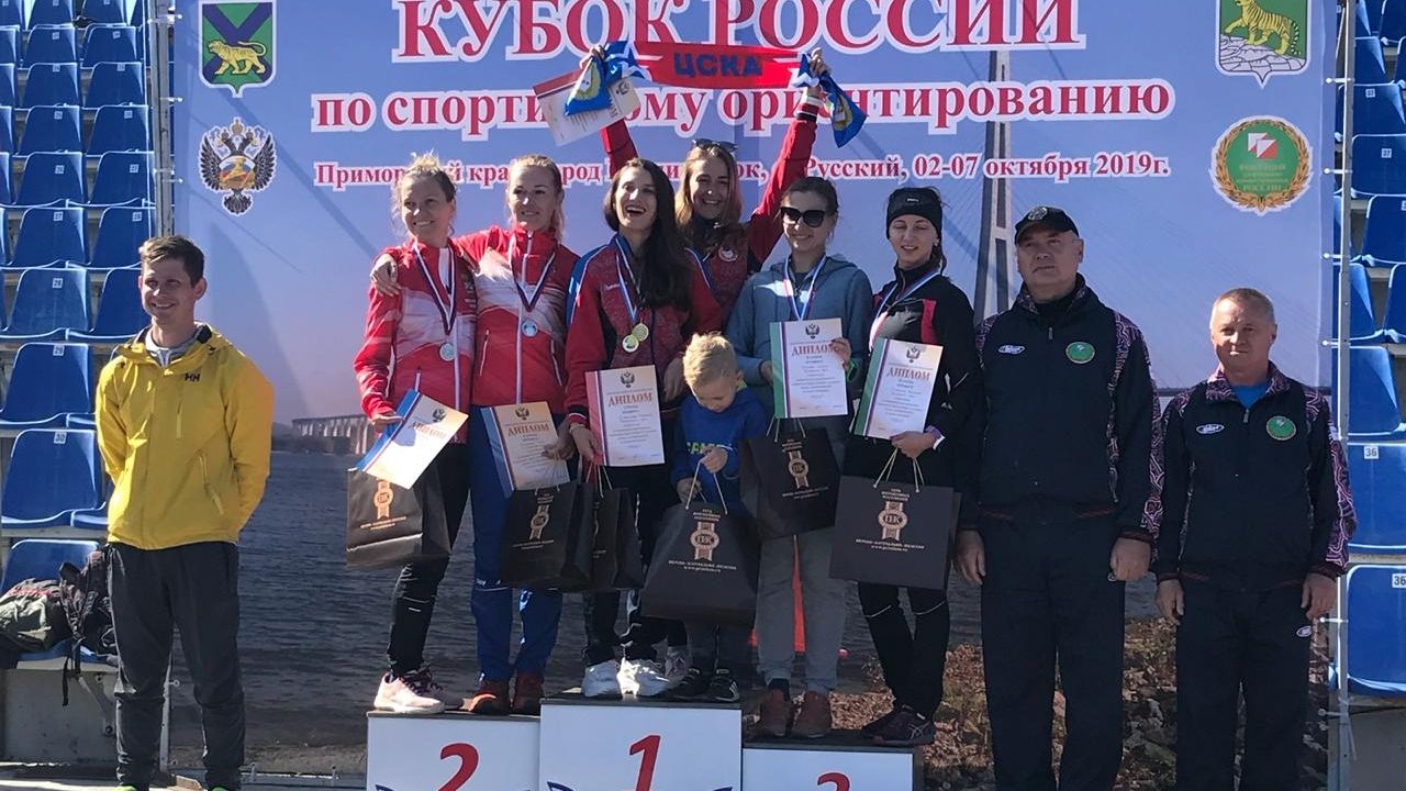 Три «золота» завоевали спортсмены ЦСКА/Xабаровск на Кубке России по спортивному ориентированию