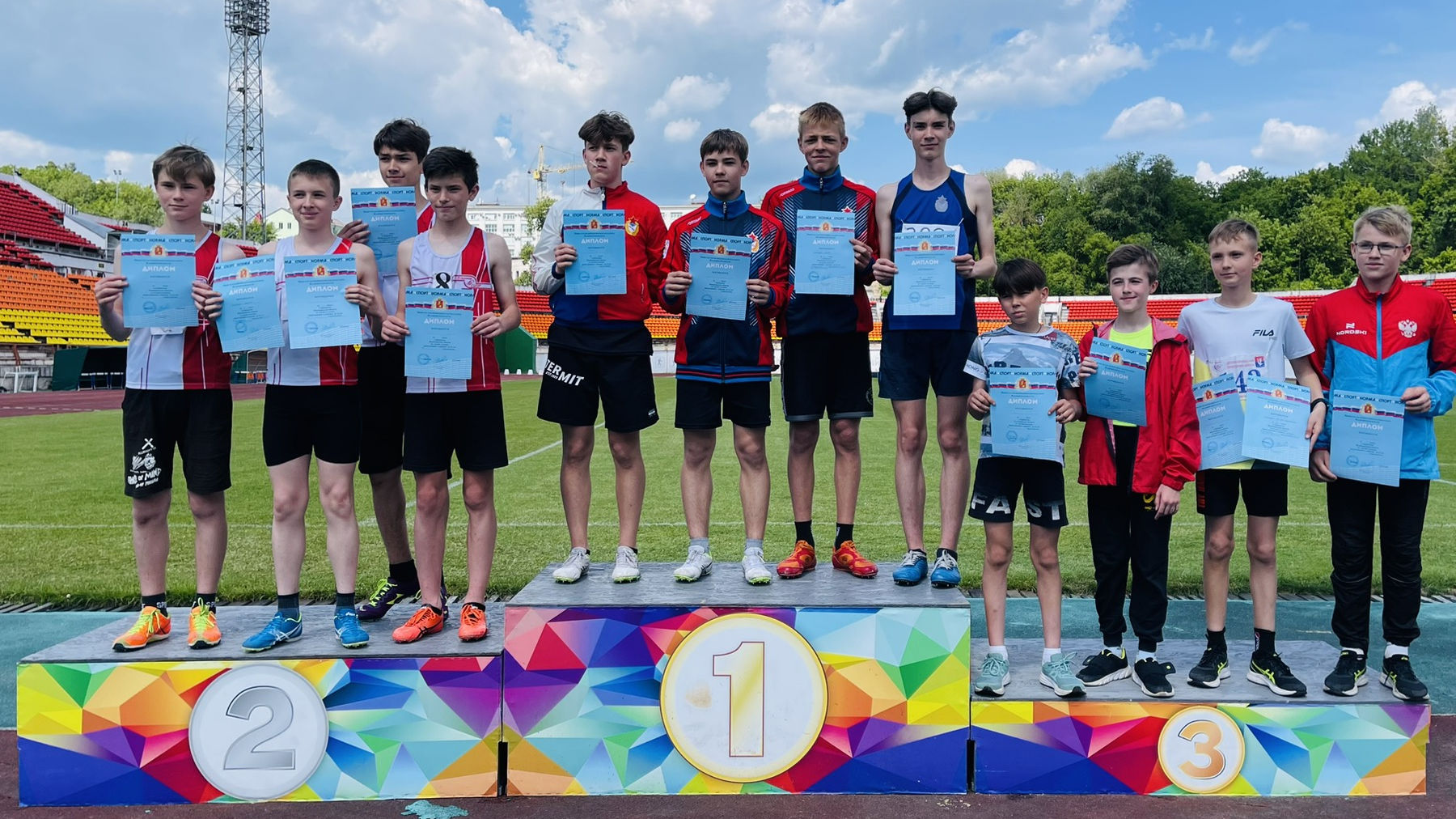 Команда воспитанников филиала ЦСКА/Смоленск успешно выступила на Первенстве Владимирской области по легкой атлетике