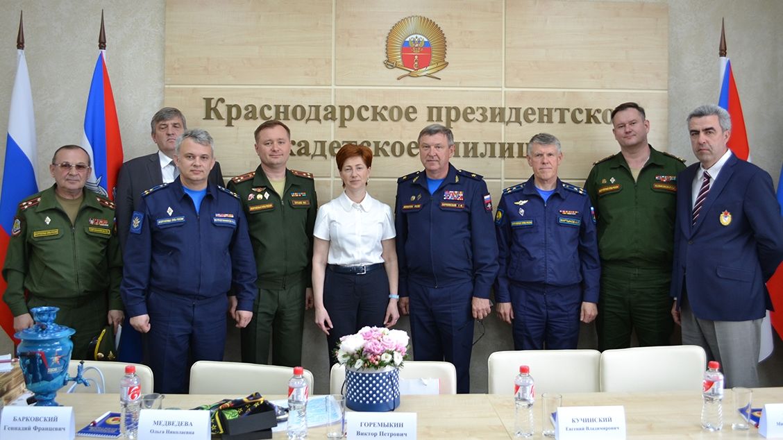 Начальник ЦСКА полковник Михаил Барышев посетил с рабочим визитом Краснодар