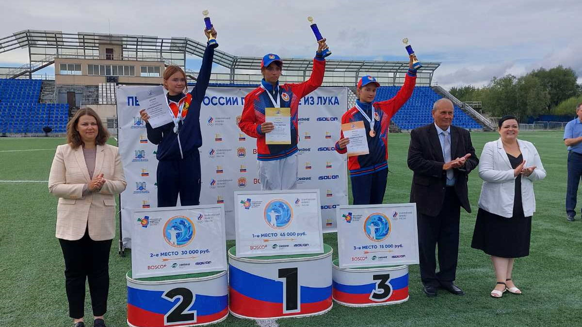 На Первенстве России лучники СШ (ОРК) СЦ (г. Чита) филиала ЦСКА/Хабаровск завоевали 5 медалей