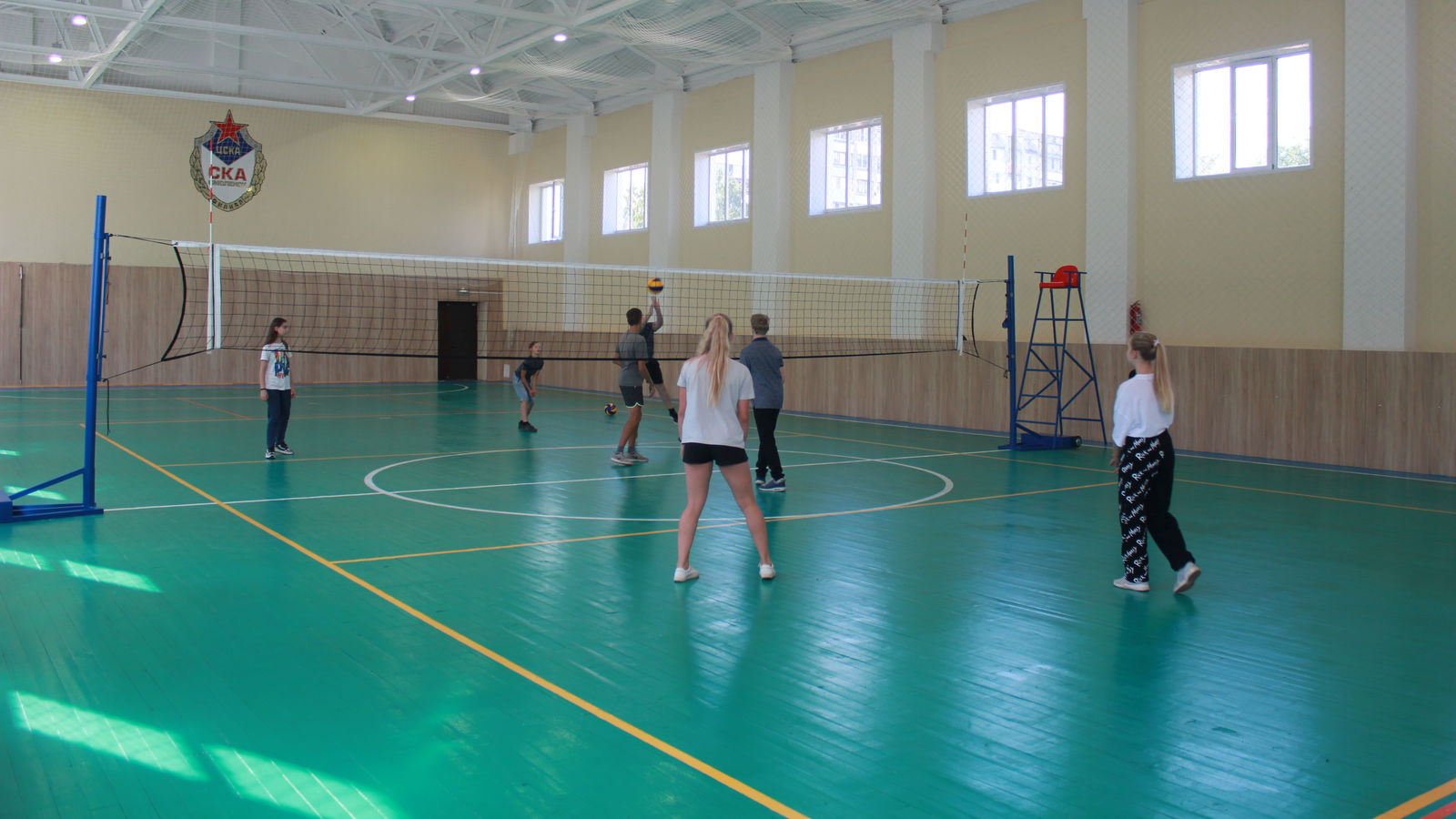 В филиале ЦСКА/Смоленск установили оборудование для организации тренировок по волейболу и бадминтону