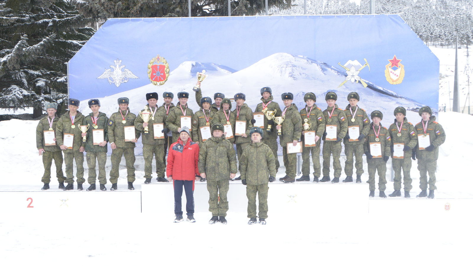 Команда Южного военного округа – победитель чемпионата ВС РФ по зимнему горному троеборью