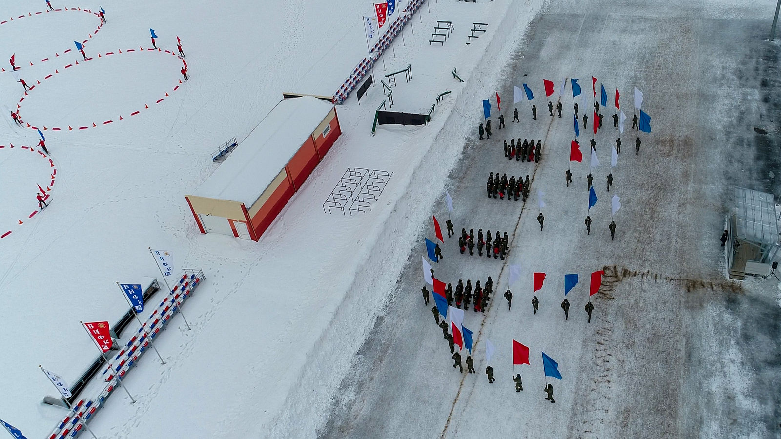 В ВИФК прошел флешмоб в поддержку олимпийцев