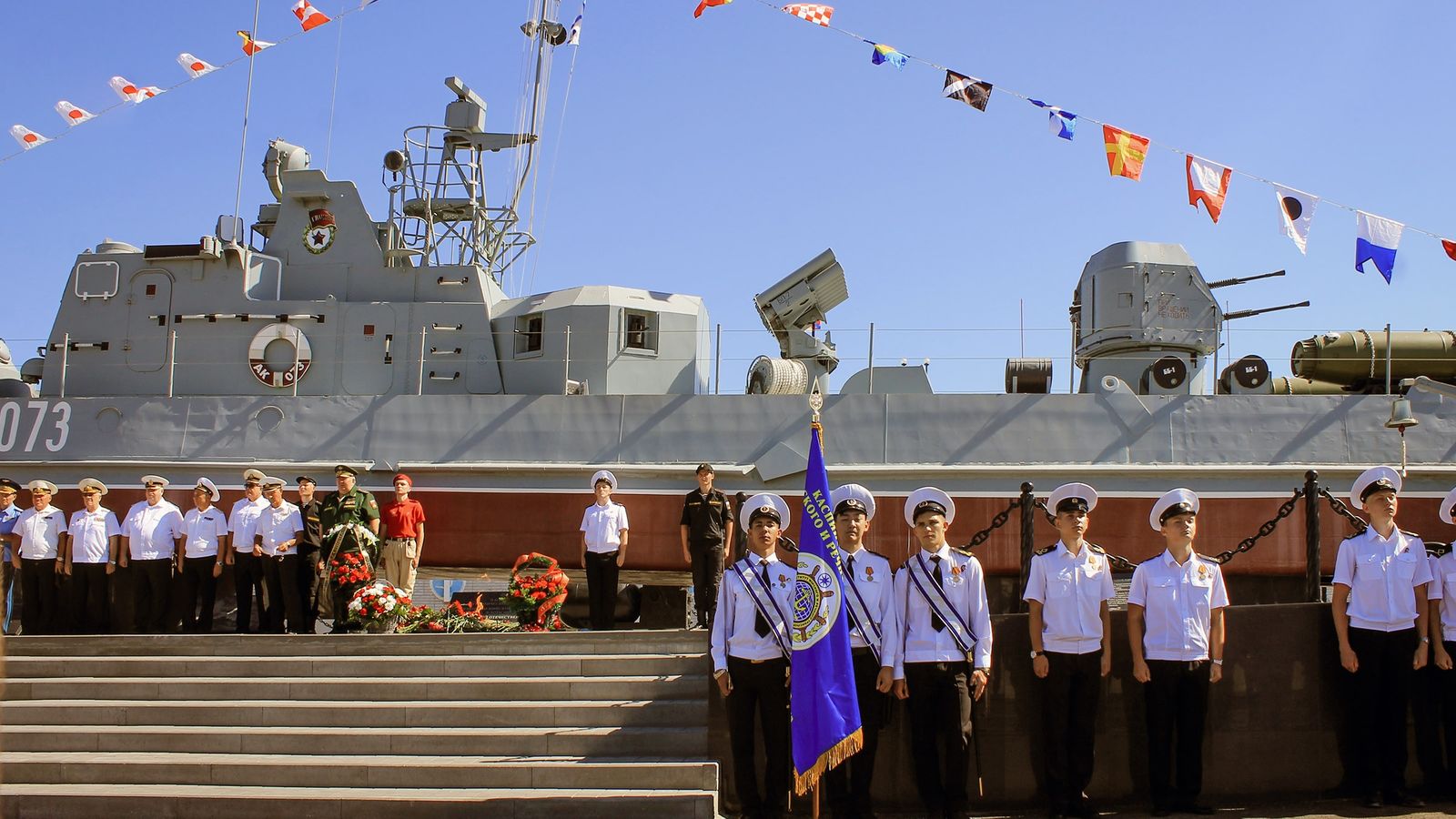 В Астрахани на территории армейского Спортцентра отметили День ВМФ