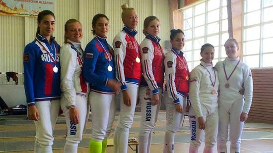 Шпажистки ЦСКА/Самара выиграли медали командного первенства на турнире «Звезды Балтики»