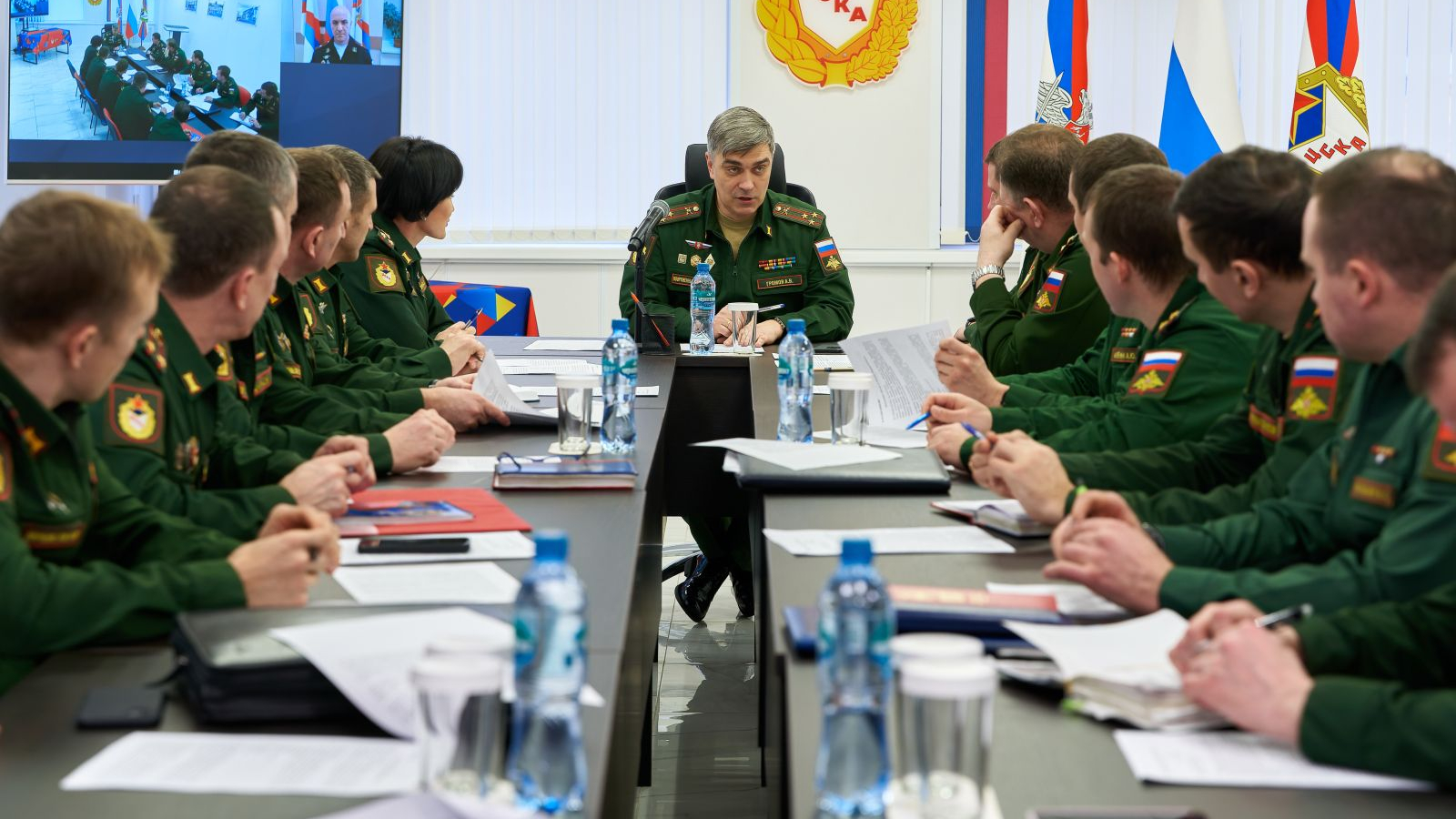 НАЧАЛЬНИК ЦСКА АРТЕМ ГРОМОВ ПРОВЕЛ ОФИЦЕРСКОЕ СОБРАНИЕ
